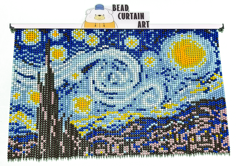 Van Gogh Series-Starry Sky Bead Curtain-Decorative Painting